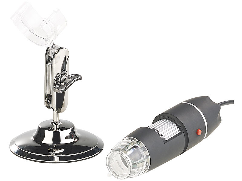 U500X, Microscope Numérique USB 1600x1200, 500x avec support