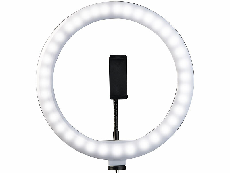 Ring Light LED 26cm Anneau Lumineu 3 Modes avec Trépied pour Smartphone  Tablette